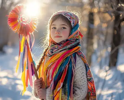 Девочка в платке